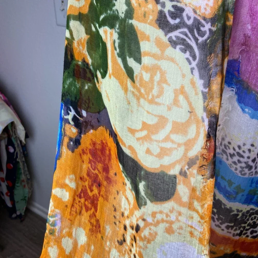 Large Scarf Multicolor  Size 26